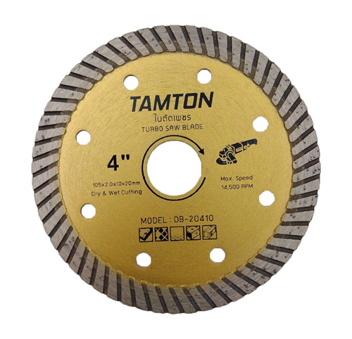 ใบตัดปูน Turbo 4 นิ้ว TAMTON -2in1