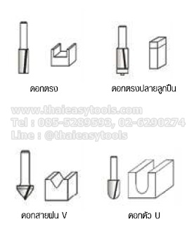 ดอกเร้าเตอร์ MAKITA (รุ่นใหม่) แกน 4นิ้ว